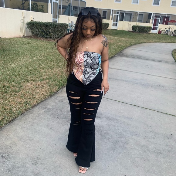 Multicolor Bandana Top - Picture 2 of 3